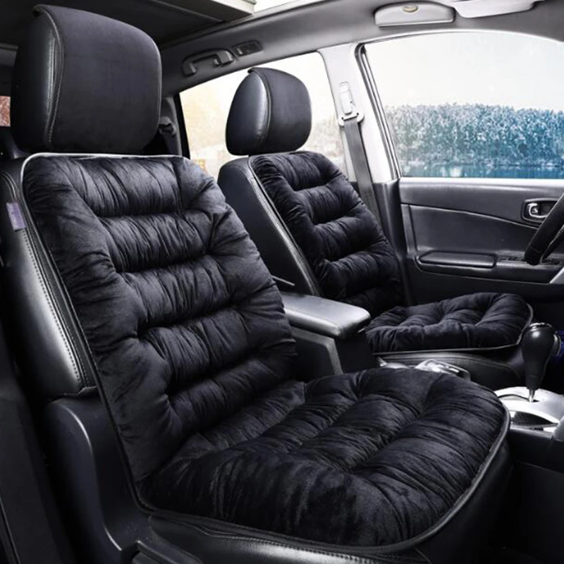 

1piece Winter Car Cushion Winter Warm Plush Auto Seat Cover Suitable подушки сиденья for Car/Van/big Truck/Suv/Office etc